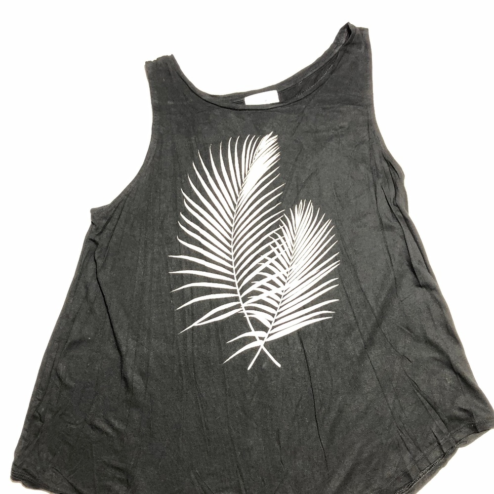❤️ 3 x $20 ON Feather Logo Black Tank Top SZ SM
